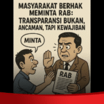 Masyarakat Berhak Meminta RAB: Transparansi Bukan Ancaman, Tapi Kewajiban