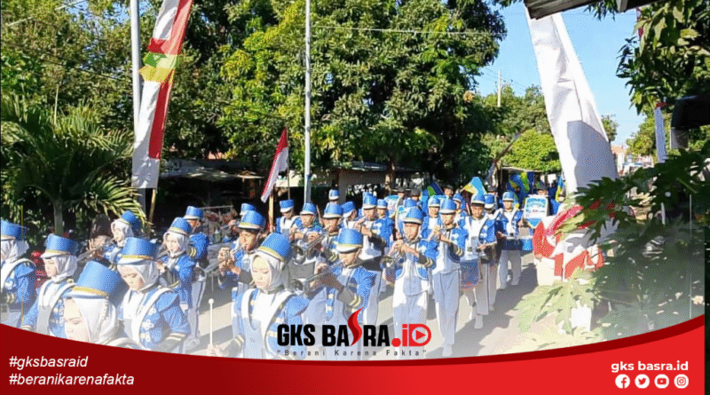Semarak Pawai Kemerdekaan di Asembagus, Drumband Pelajar Meriahkan HUT RI ke-80